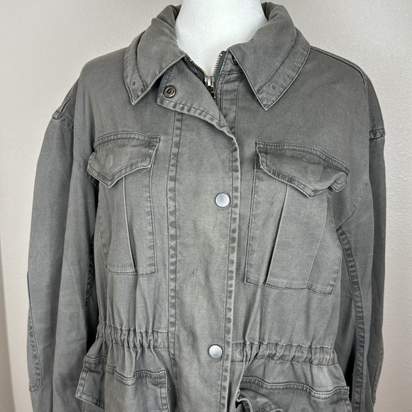 ATM Anthony Thomas Melillo Enzyme Wash Field Jacket in Steel sz medium - Picture 4 of 16